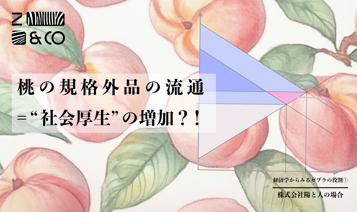 経済学の考える「理想の社会」と、ゼブラ企業の果たす役割 ―株式会社陽と人の場合―のイメージ